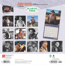 Load image into Gallery viewer, Browntrout John Wayne in the Movies OFFICIAL 2025 12 x 12 Wall Calendar
