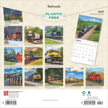 Load image into Gallery viewer, Browntrout Railroads 2025 12 x 12 Wall Calendar
