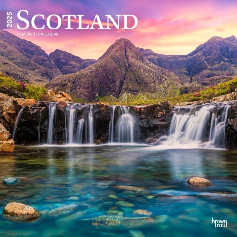 Browntrout Scotland 2025 12 x 12 Wall Calendar