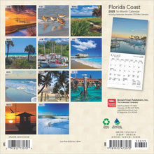 Load image into Gallery viewer, Browntrout Florida Coast 2025 7 x 7 Mini Calendar

