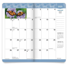 Load image into Gallery viewer, Browntrout In the Garden 2025-2026 Two Year Monthly Pocket Planner
