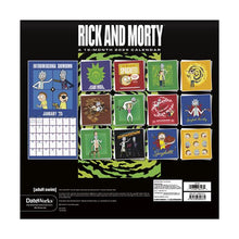 Load image into Gallery viewer, Trends International Cartoon Network Rick and Morty 2025 12 x 12 Wall Calendar
