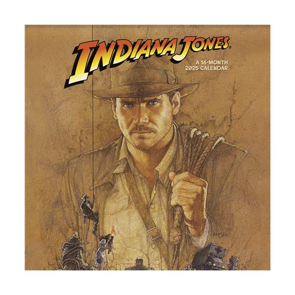 Trends International Indiana Jones 2025 12 x 12 Wall Calendar