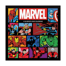 Load image into Gallery viewer, Trends International Marvel Comics 2025 12 x 12 Wall Calendar
