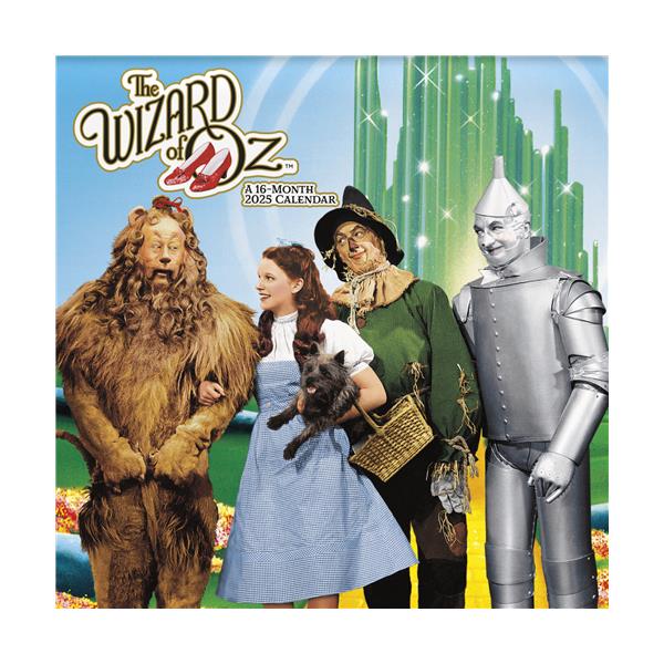 Trends International The Wizard of Oz 2025 12 x 12 Wall Calendar