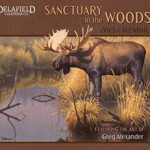 Load image into Gallery viewer, Robert Lang Sanctuary in the Woods 2025 Wall Calendar

