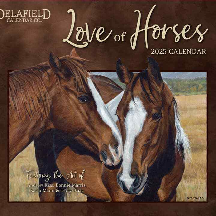 Robert Lang Love of Horses 2025 Wall Calendar
