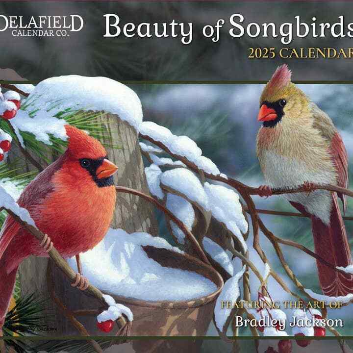 Robert Lang Beauty of Songbirds 2025 Wall Calendar