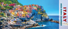 Load image into Gallery viewer, Willow Creek Italy 2025 Panoramic Wall Calendar
