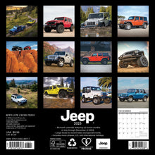 Load image into Gallery viewer, Willow Creek Jeep 2025 7&quot; x 7&quot; Mini Wall Calendar

