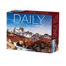 Load image into Gallery viewer, Willow Creek Daily Destinations 2025 6.2&quot; x 5.4&quot; Box Calendar
