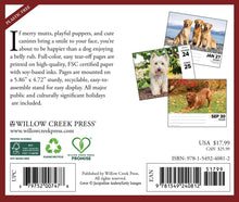 Load image into Gallery viewer, Willow Creek Dogs 2025 6.2&quot; x 5.4&quot; Box Calendar
