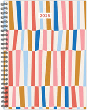Load image into Gallery viewer, Willow Creek Modern Stripe 2025 Softcover Weekly Planner
