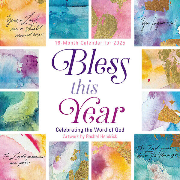 Sellers Publishing Bless This Year 2025 12 x 12 Wall Calendar