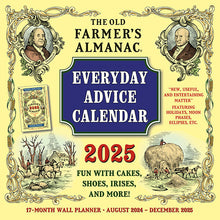 Load image into Gallery viewer, Sellers Publishing The Old Farmer’s Almanac Calenda 2025 12 x 12 Wall Calendar
