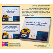 Load image into Gallery viewer, Sellers Publishing OMG Facts 2025 6.2&quot; x 5.4&quot; Box Calendar
