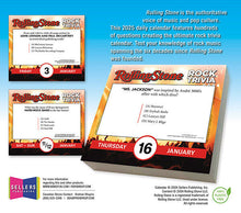 Load image into Gallery viewer, Sellers Publishing Rolling Stone® Rock Trivia 2025 6.2&quot; x 5.4&quot; Box Calendar
