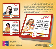 Load image into Gallery viewer, Sellers Publishing The Daily Bitch 2025 6.2&quot; x 5.4&quot; Box Calendar
