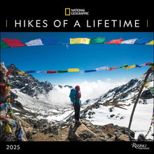 Load image into Gallery viewer, Universe National Geographic: Hikes of a Lifetime 12x12 2025 Wall Calendar
