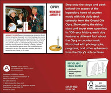 Load image into Gallery viewer, Harry Abrams Grand Ole Opry 2025 Day-to-Day Calendar
