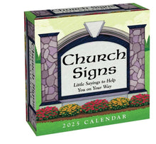 Load image into Gallery viewer, Andrews McMeel Church Signs 2025 Day-to-Day Calendar
