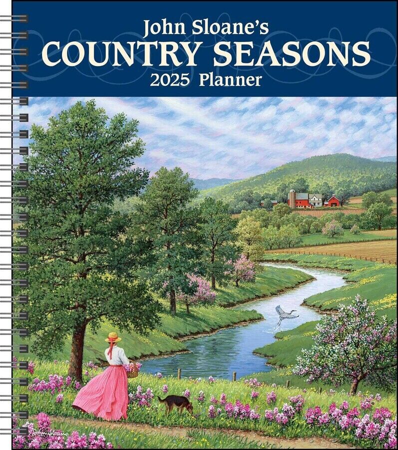 Andrews McMeel John Sloane's Country Seasons 12-Month 2025 Planner