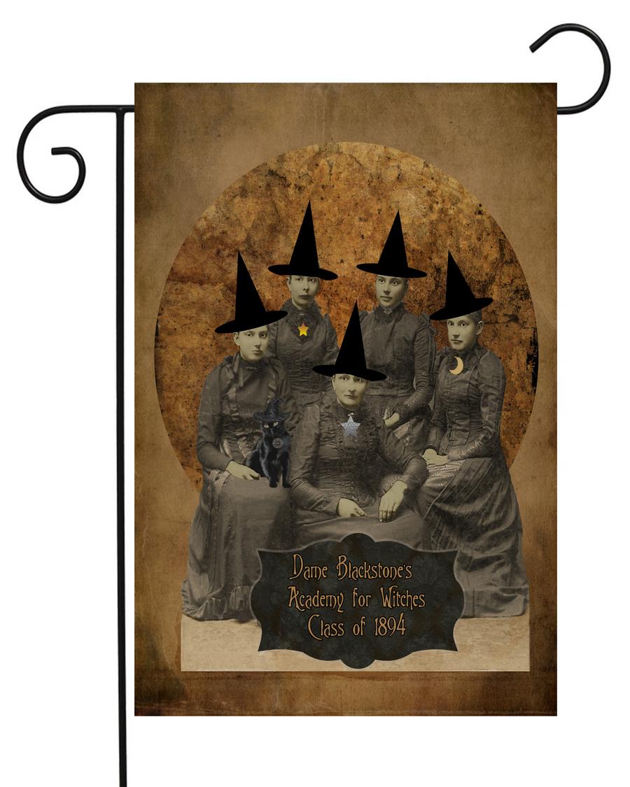 Flags Galore Witches Class Reunion Garden Flag