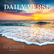 Load image into Gallery viewer, TF Publishing Daily Verse 2026 Wall Calendar
