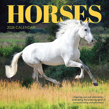 Load image into Gallery viewer, TF Publishing Horses 2026 Wall Calendar
