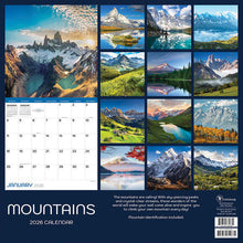Load image into Gallery viewer, TF Publishing Mountains 2026 Wall Calendar
