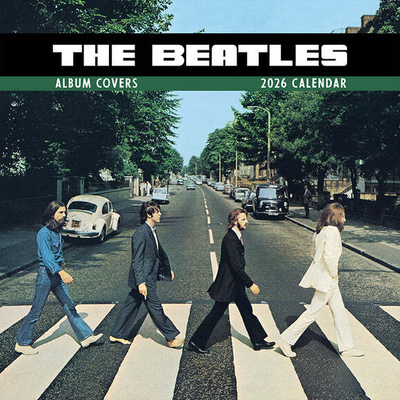TF Publishing The Beatles: Albums & Artwork 2026 Wall Calendar
