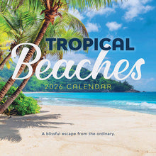 Load image into Gallery viewer, TF Publishing Tropical Beaches 2026 Wall Calendar

