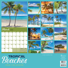 Load image into Gallery viewer, TF Publishing Tropical Beaches 2026 Wall Calendar
