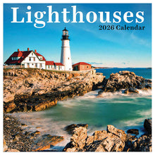 Load image into Gallery viewer, TF Publishing Lighthouses 2026 Mini Calendar
