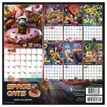 Load image into Gallery viewer, TF Publishing Space Cats 2026 Mini Calendar
