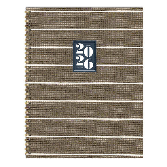 TF Publishing Linen 2026 Large Weekly Monthly Planner