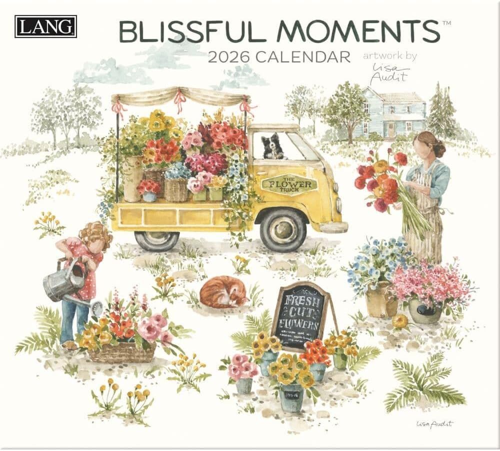 Lang Blissful Moments 2026 Wall Calendar