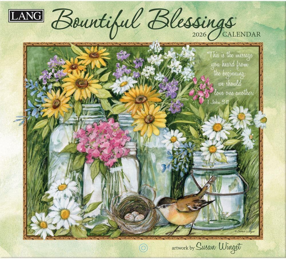 Lang Bountiful Blessings 2026 Wall Calendar