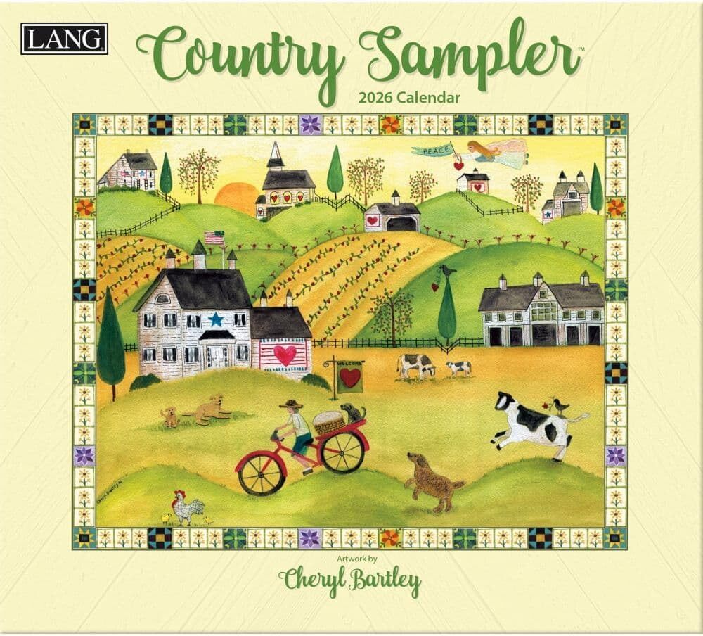 Lang Country Sampler 2026 Wall Calendar