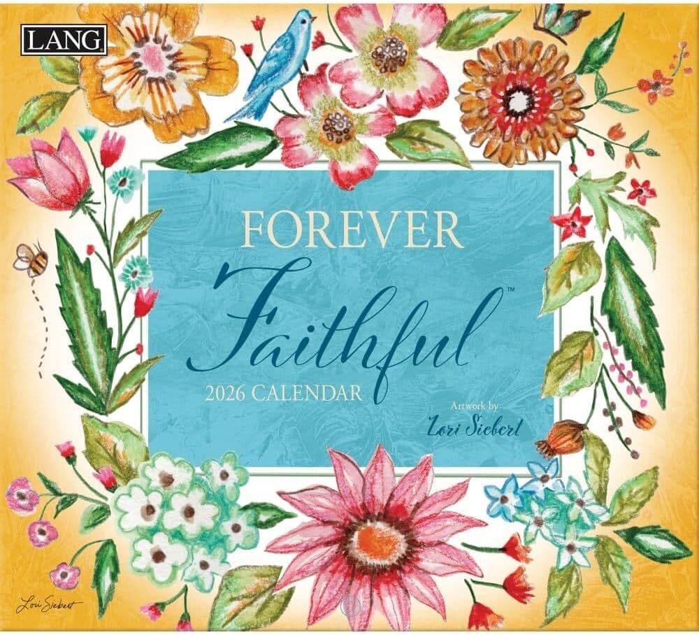 Lang Forever Faithful 2026 Wall Calendar