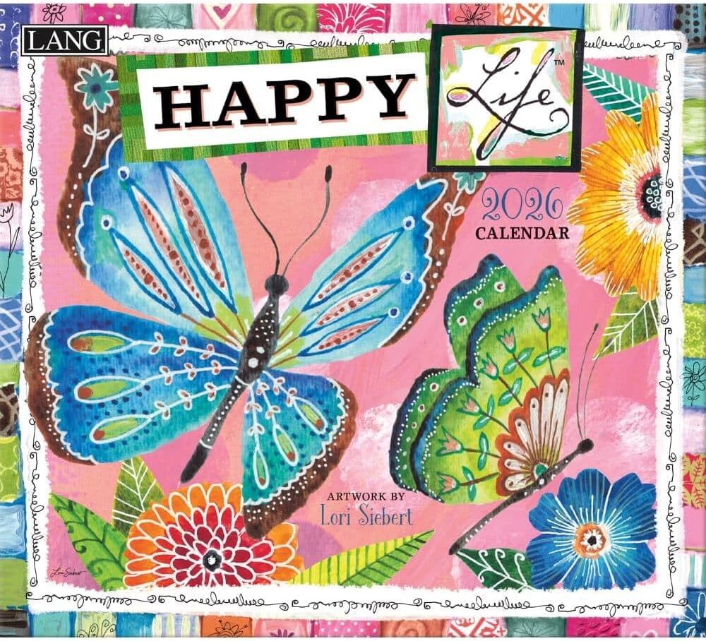 Lang Happy Life 2026 Wall Calendar