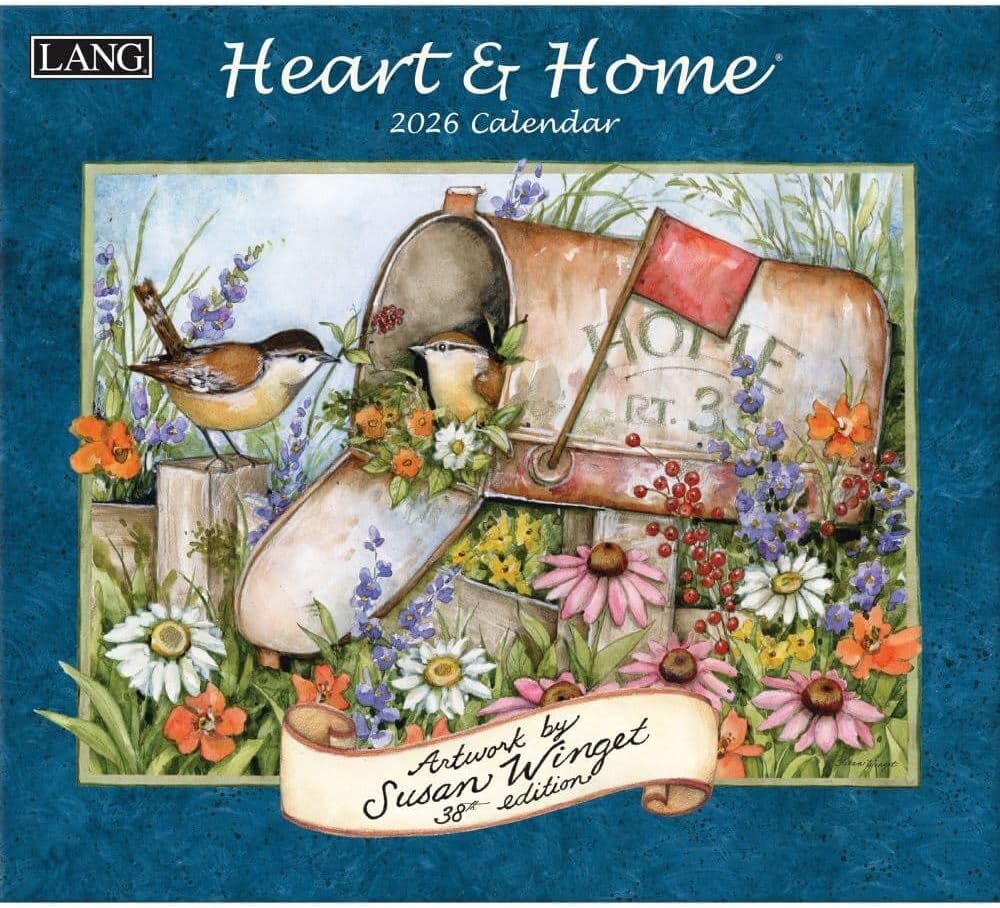 Lang Heart and Home 2026 Wall Calendar