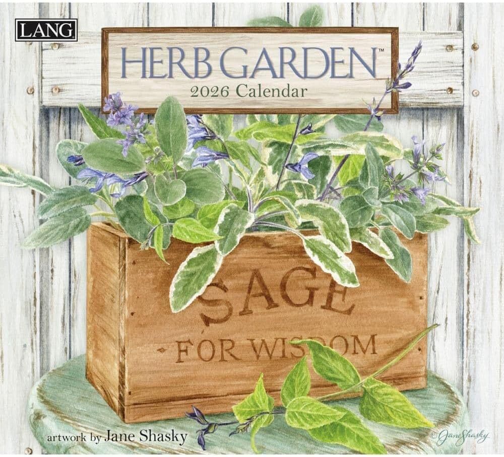Lang Herb Garden 2026 Wall Calendar