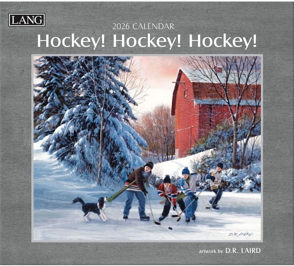 Lang Hockey Hockey Hockey 2026 Wall Calendar