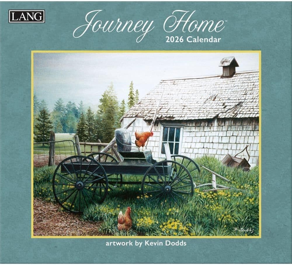 Lang Journey Home 2026 Wall Calendar