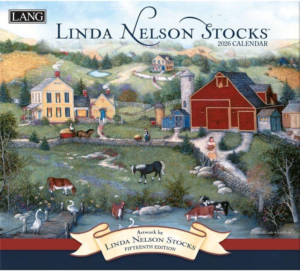 Lang Linda Nelson Stocks 2026 Wall Calendar