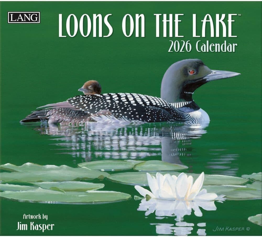 Lang Loons on the Lake 2026 Wall Calendar