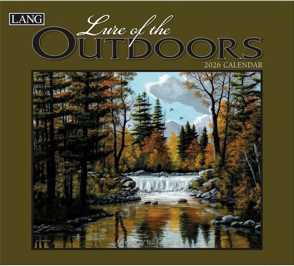 Lang Lure of the Outdoors 2026 Wall Calendar