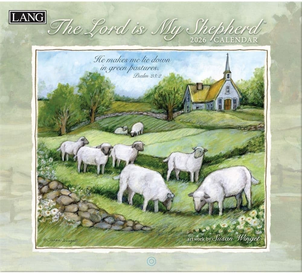 Lang The Lord is My Shepherd 2026 Wall Calendar