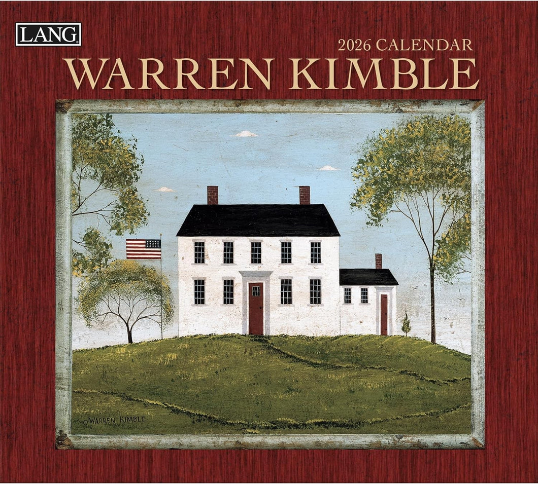Lang Warren Kimble 2026 Wall Calendar